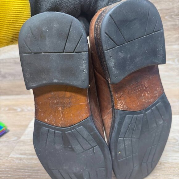 Johnston & Murphy Brown Leather Slip on Loafers Men's Size 9 - Picture 4 of 7